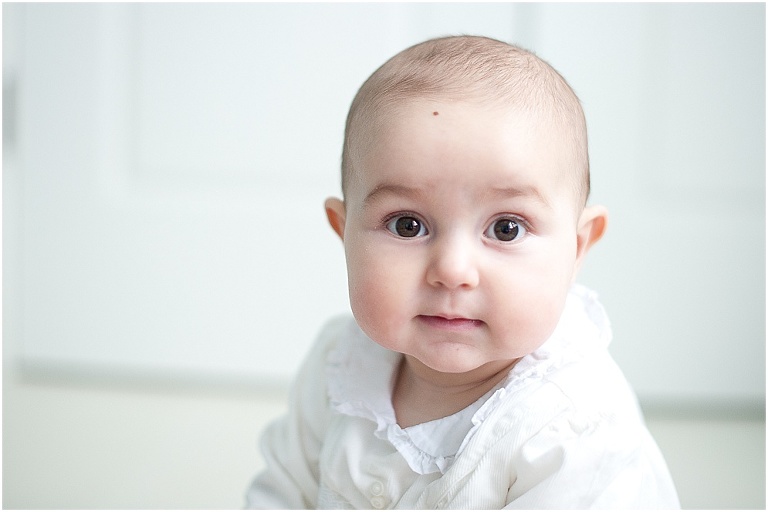 Sweet + Small | Portraits Playing at Six Months | Andover, MA - Amy ...